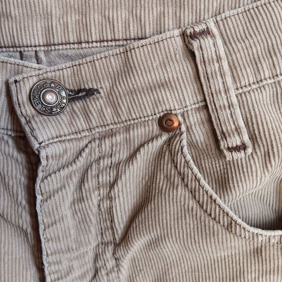 Vintage 1970s Mens Corduroy Jeans 27x32 Penneys Tan Bootcut Hippy Indy Disco - Picture 5 of 11
